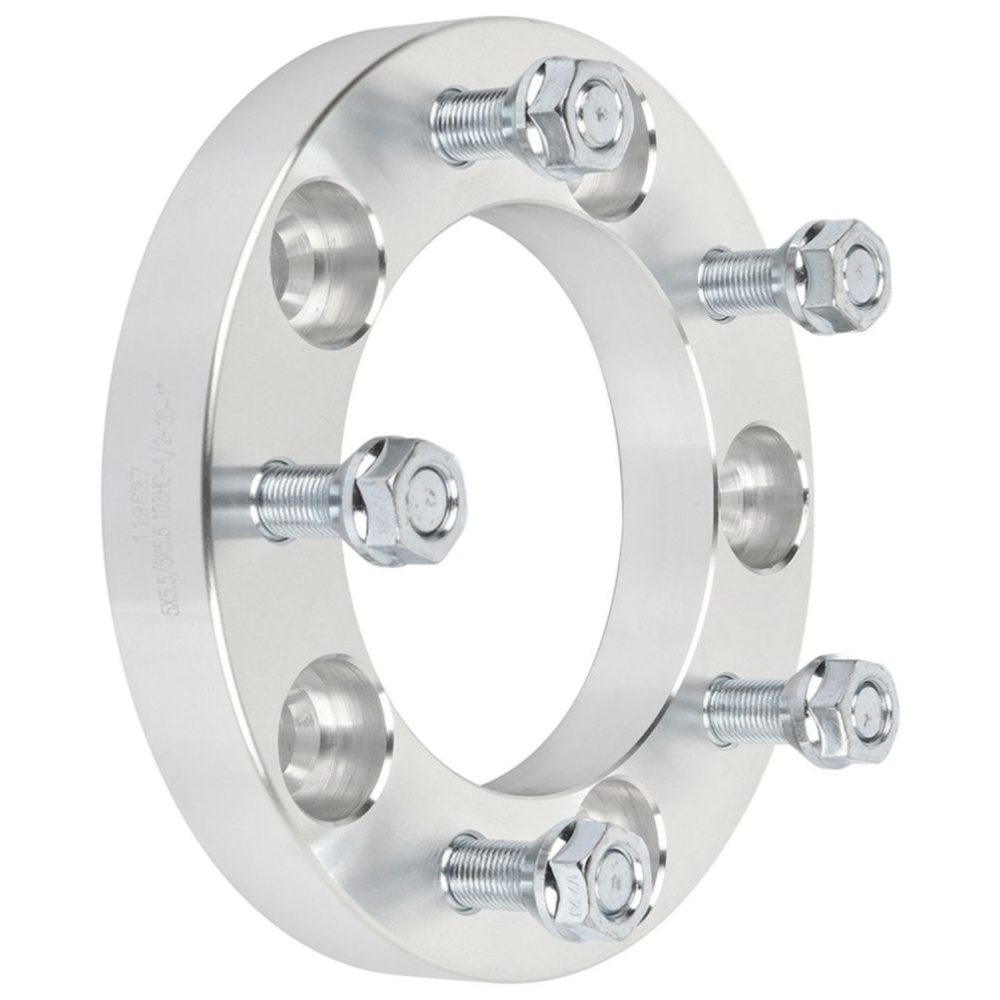 2 Pcs 1" 5x5.5 1/2" Studs Wheel Spacers For Ford E-150 E-150 Dodge Ram