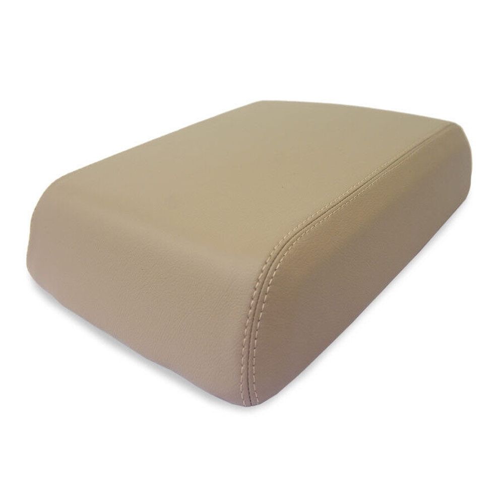Center Console Armrest Leather Synthetic Cover For 99-09 F-250 99-01 Lobo Beige
