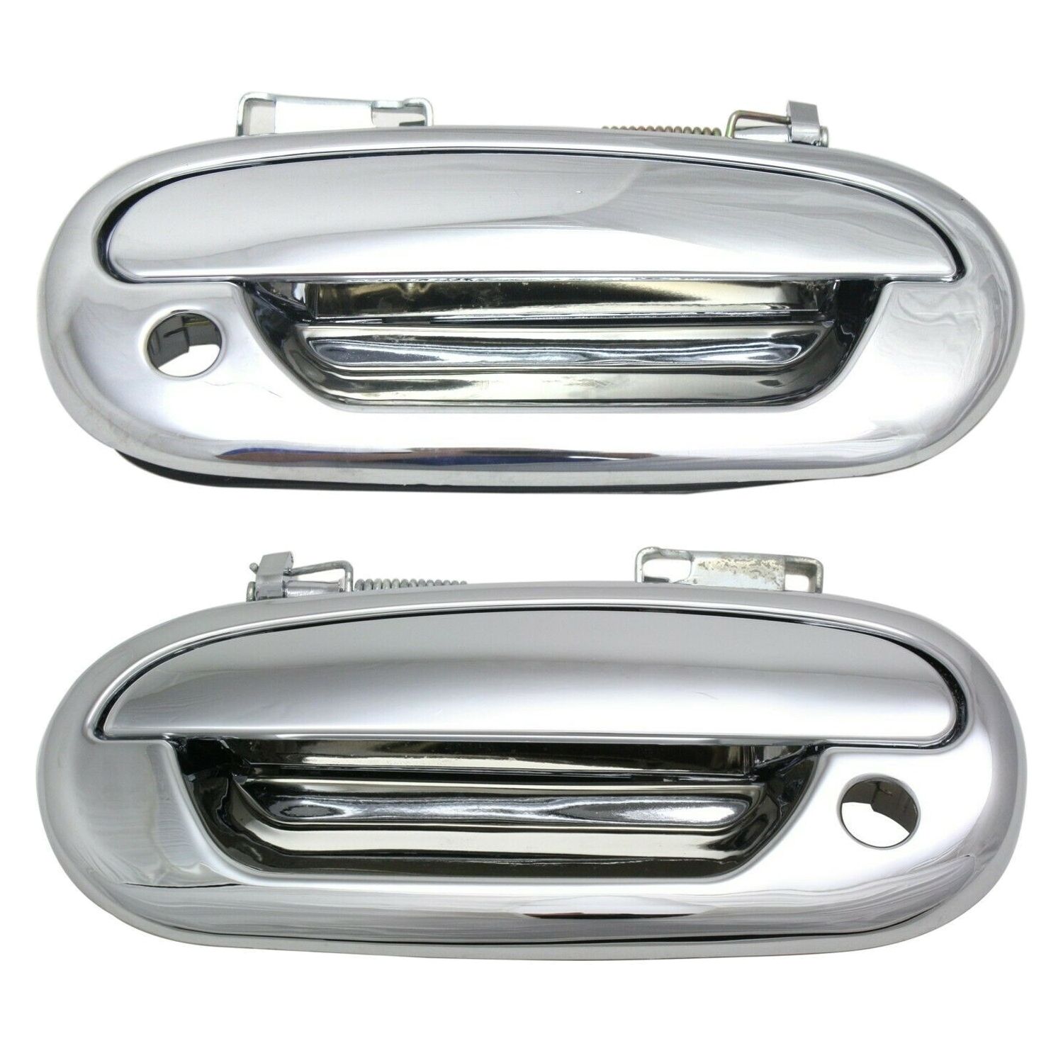Outer Outside Exterior Door Handle Chrome Pair Set For Ford Lincoln Truck