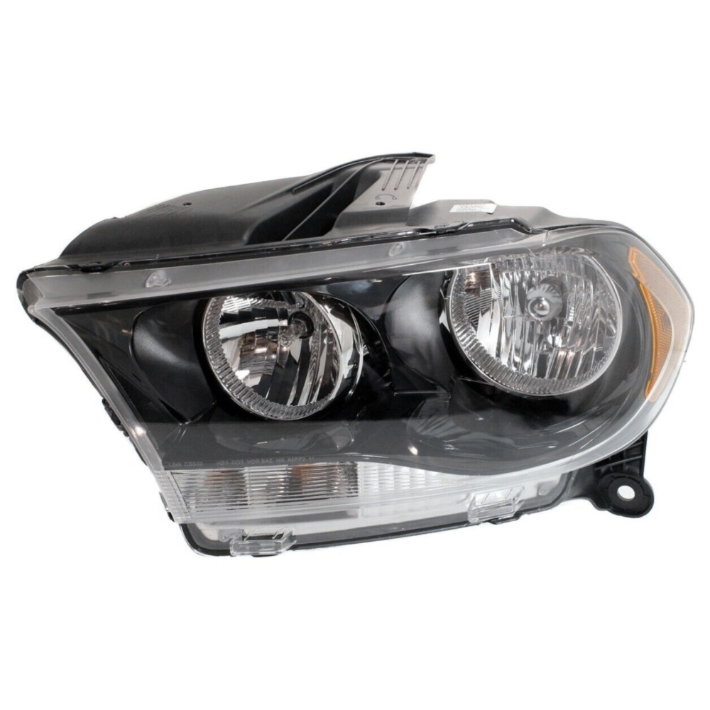 Halogen Headlight Set Black Interior Left And Right For 11-13 Durango