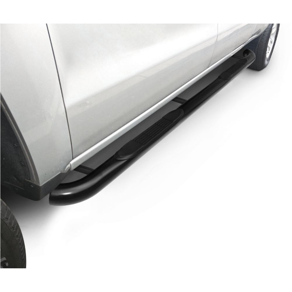 3" Black Side Step Rails For 11-21 Durango Nerf Bars Running Boards