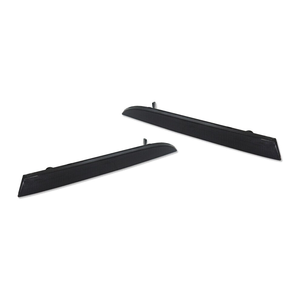 3 Sets Of - SMOKE LENS REAR BUMPER DIFFUSER REFLECTOR