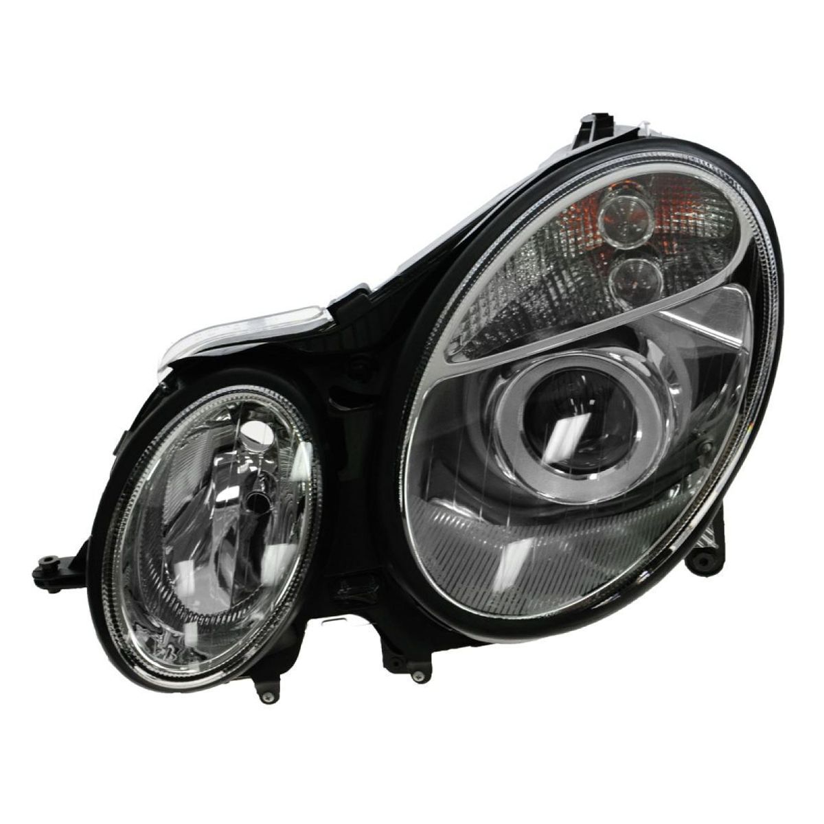 Headlights Headlamps Left & Right Set For Mercedes Benz E-Class