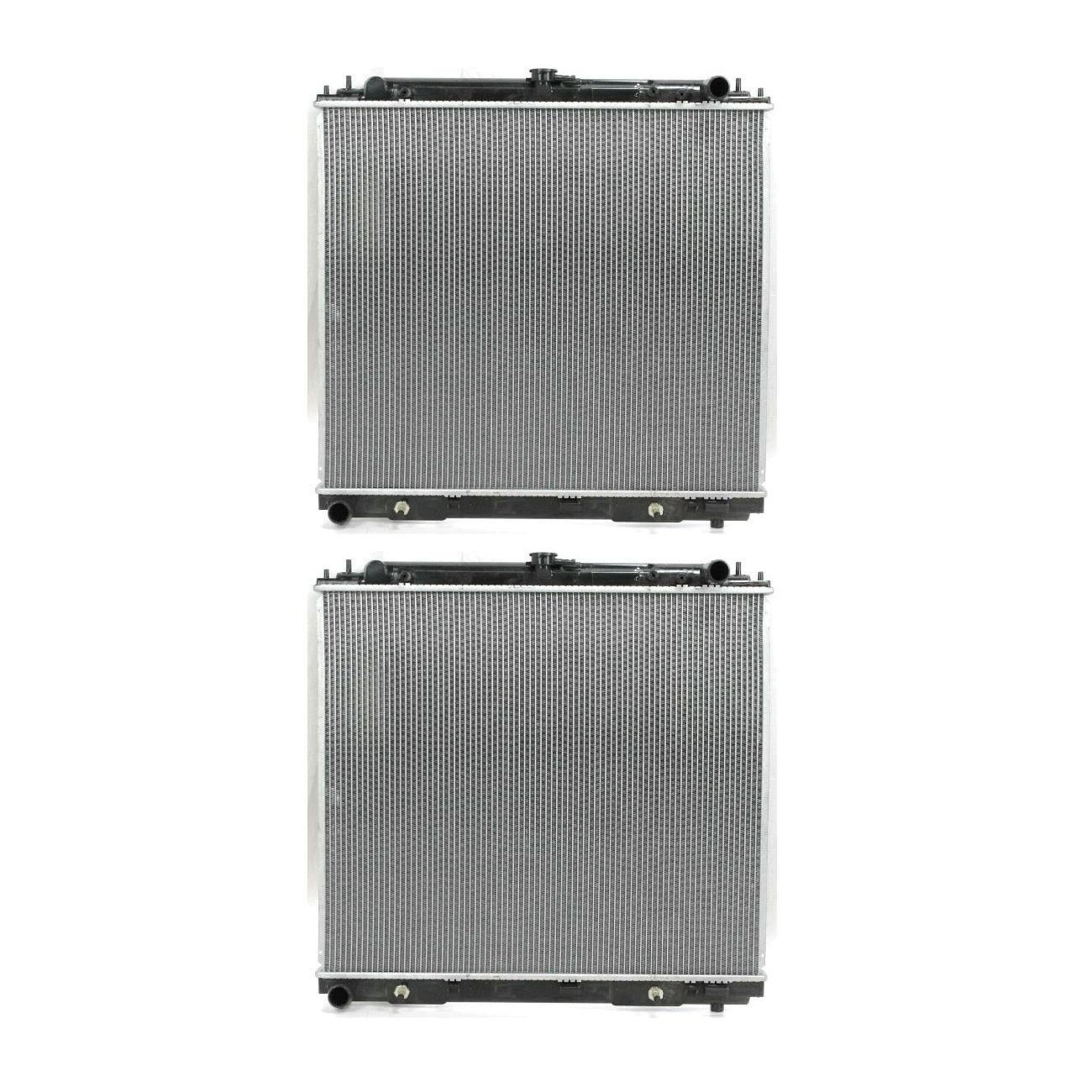 2 Sets Of - Radiator For 2005-2015 Frontier Pathfinder Xterra Equator 4.0 5.6 2807