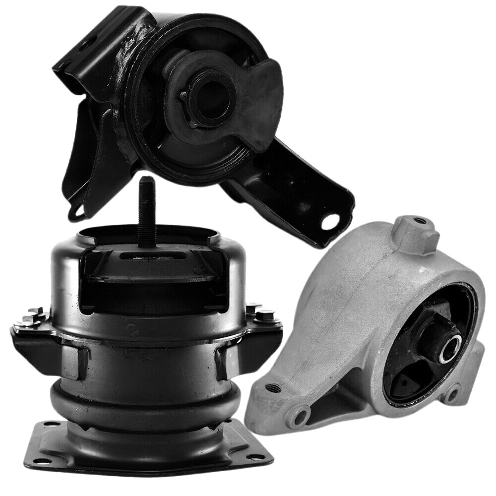 Front, Front Right & Rear Engine Motor Mounts 3Pcs Set 3.5