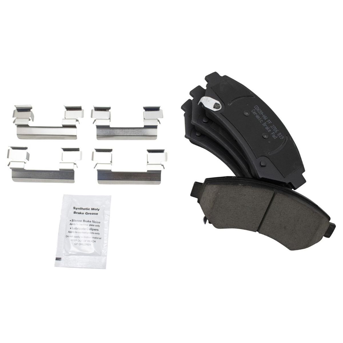 Brake Rotor & Ceramic Pad Front & Rear Kit For LeSabre Impala Deville