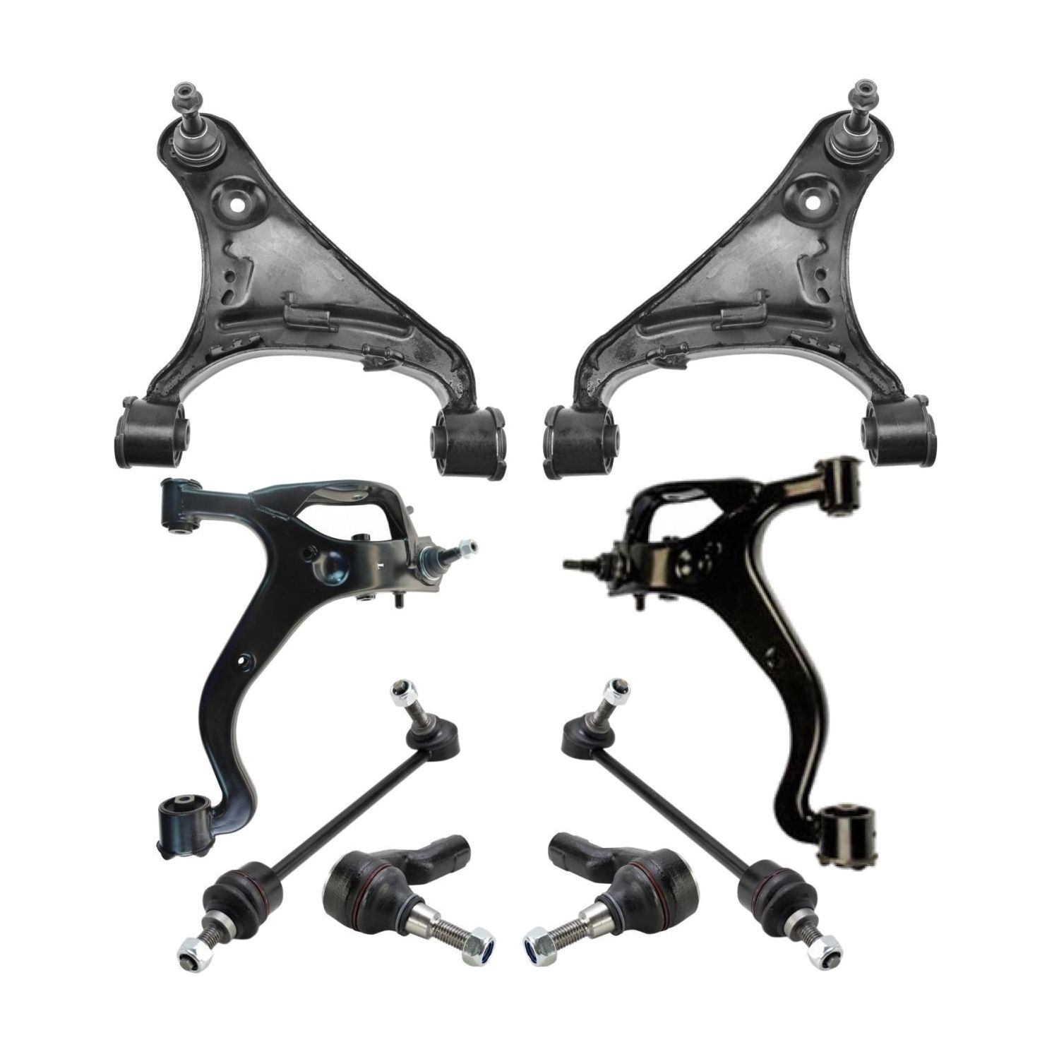 For 2009 LR3 HSE Lux Control Arm Ball Joint Sway Bar Tie Rod 8pc Suspension Kit