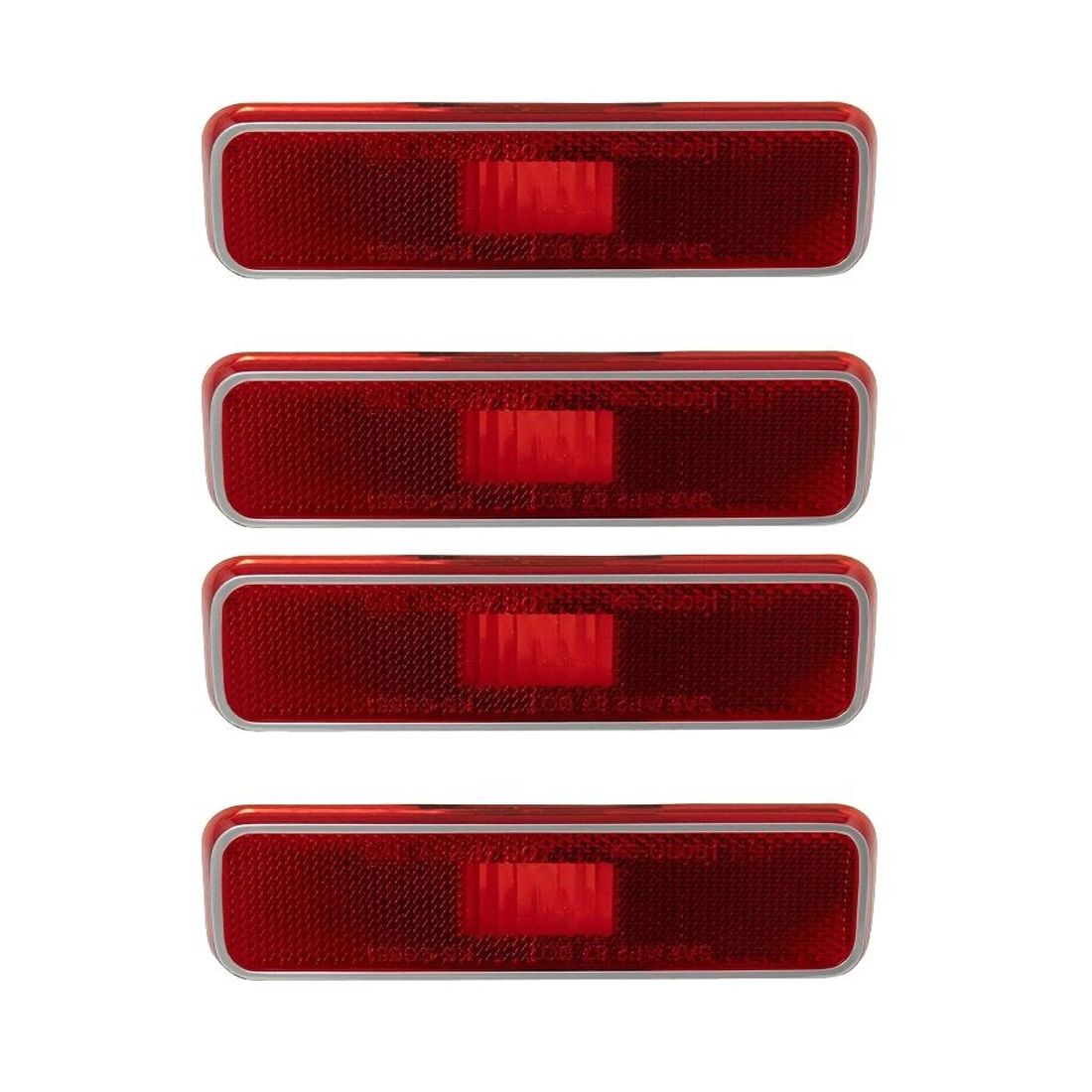 2 Sets Of - Rear Side Marker Light Lamp Driver & Passenger SideS For 78-83 Dodge Omni