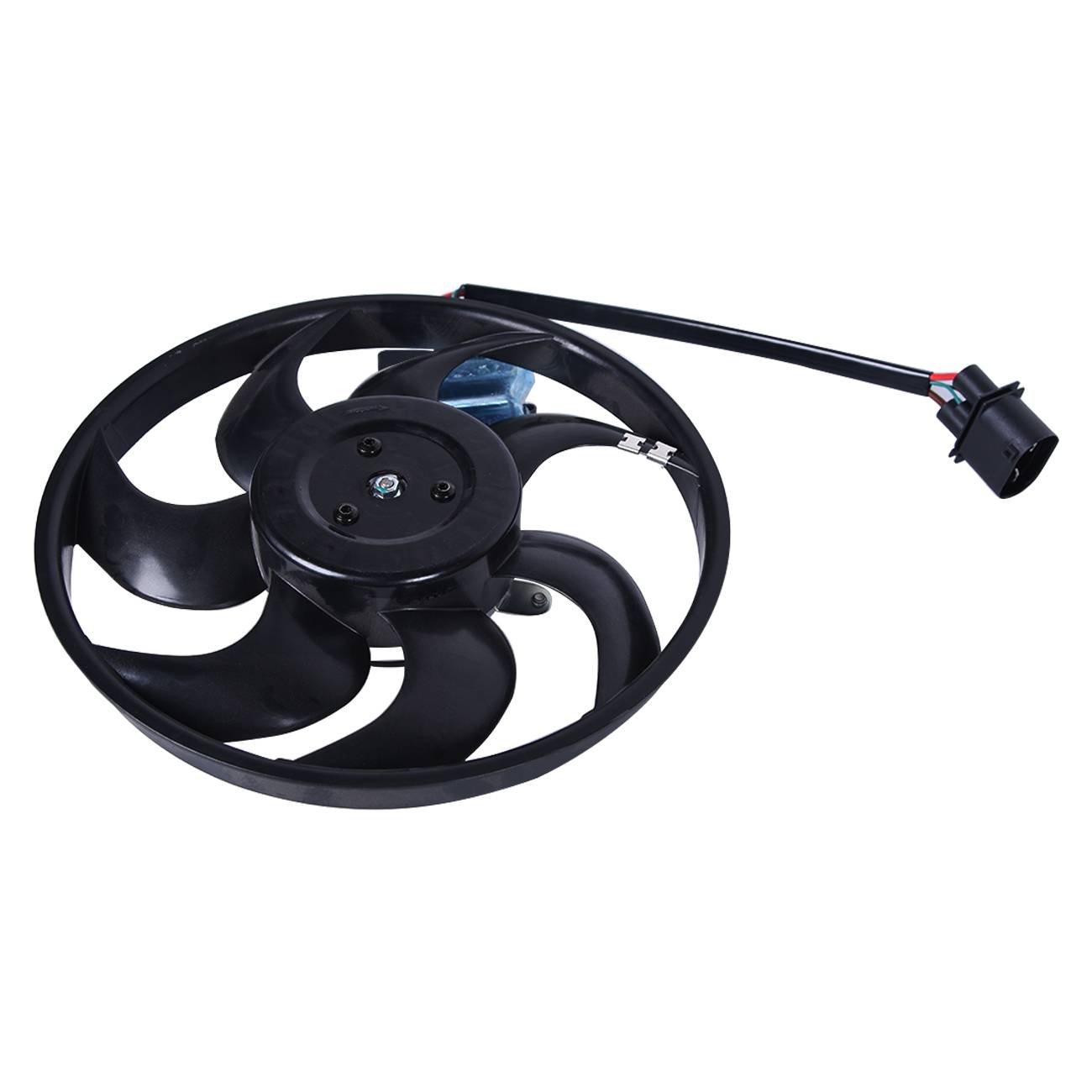 Radiator Cooling Fan Assembly Left For Audi Porsche Volkswagen 7L0959455F