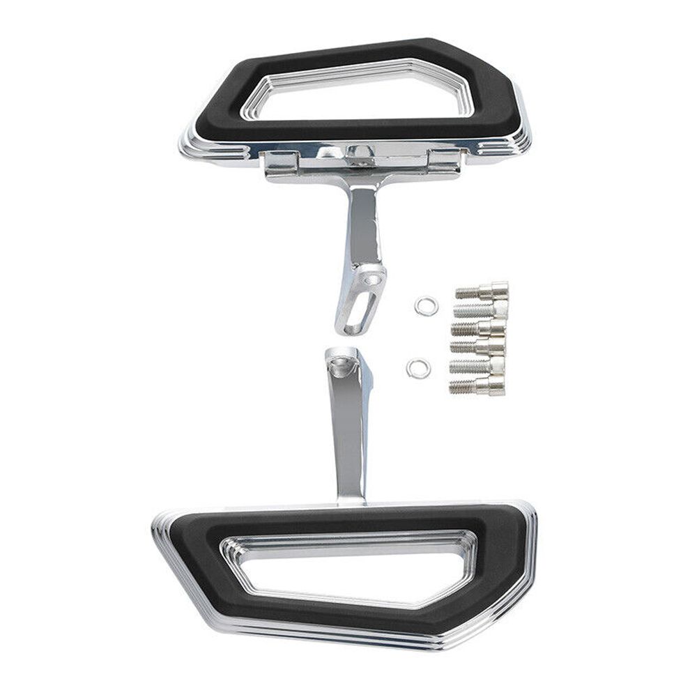 For 18-23 Harley-Davidson CVO Road Glide Chrome Driver Passenger Floorboards
