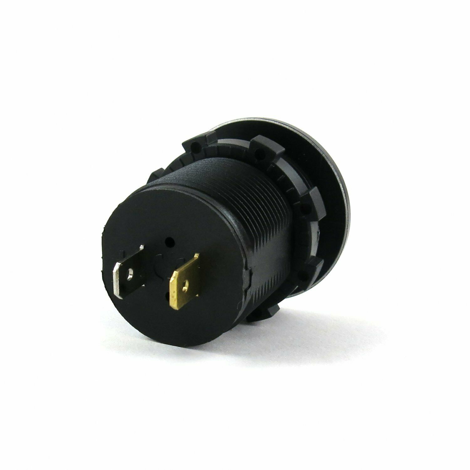 3 Sets Of - Black Dash Mount Dual Port USB Charger - Replaces Cigarette Lighter
