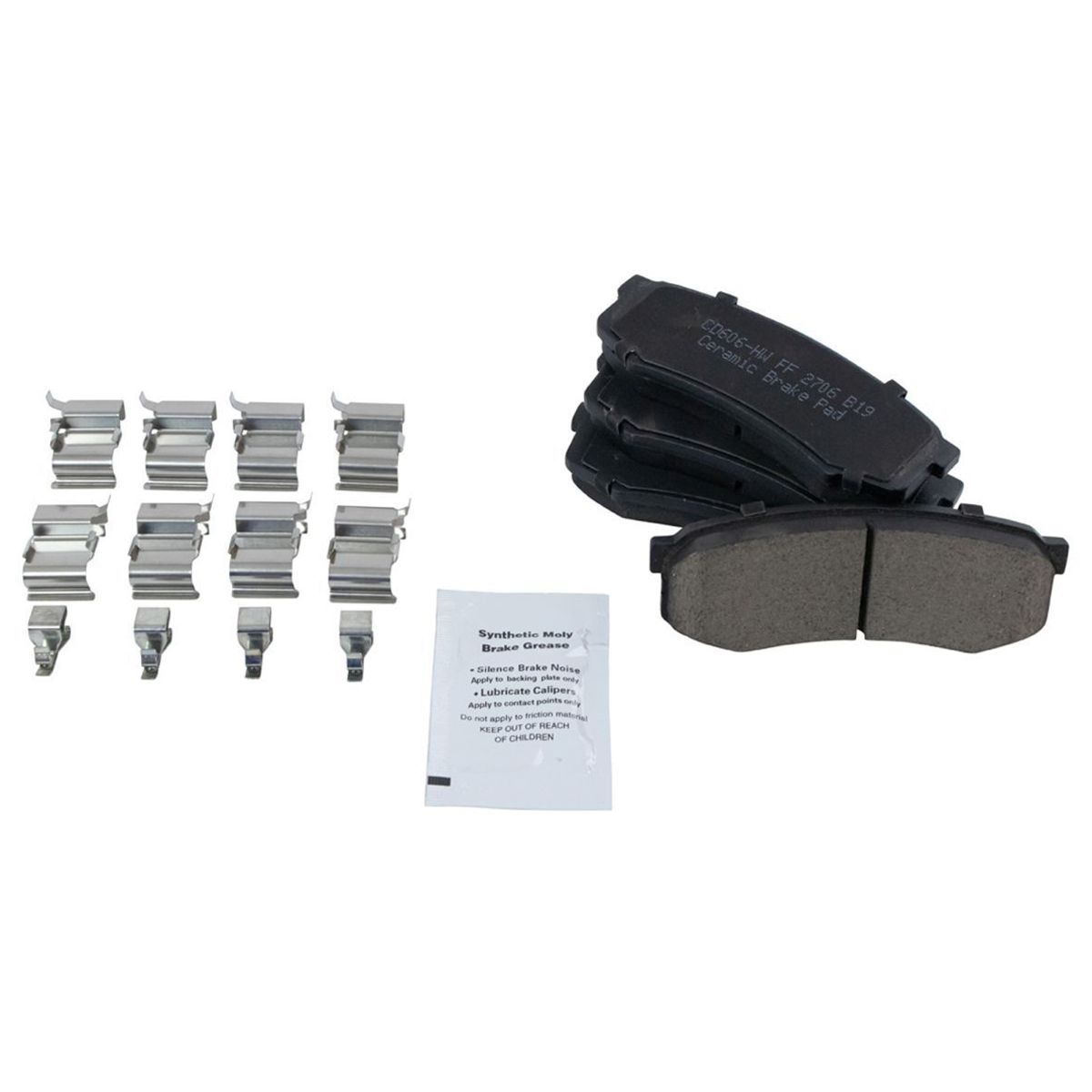 Front & Rear Posi Ceramic Brake Pad & Rotor Kit For Toyota Truck SUV