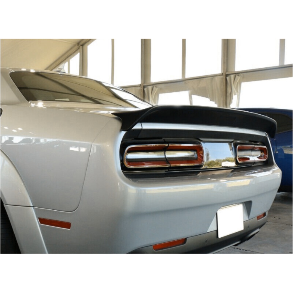 For 2008-2022 Dodge Challenger Coupe Trunk Spoiler Wing Lid Unpainted ABS