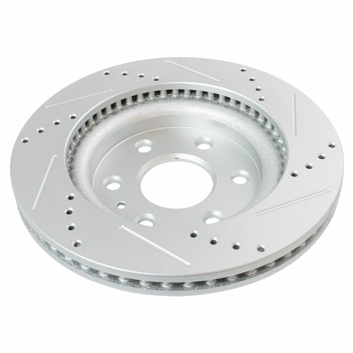 Performance Disc Brake Rotor Drilled & Slotted Front G-Coated Pair