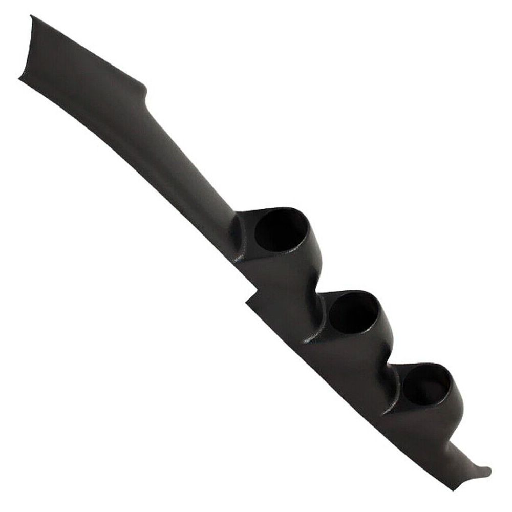 Full Size Black 52mm Triple A-Pillar Gauge For 1989-1994 Nissan 240SX S13
