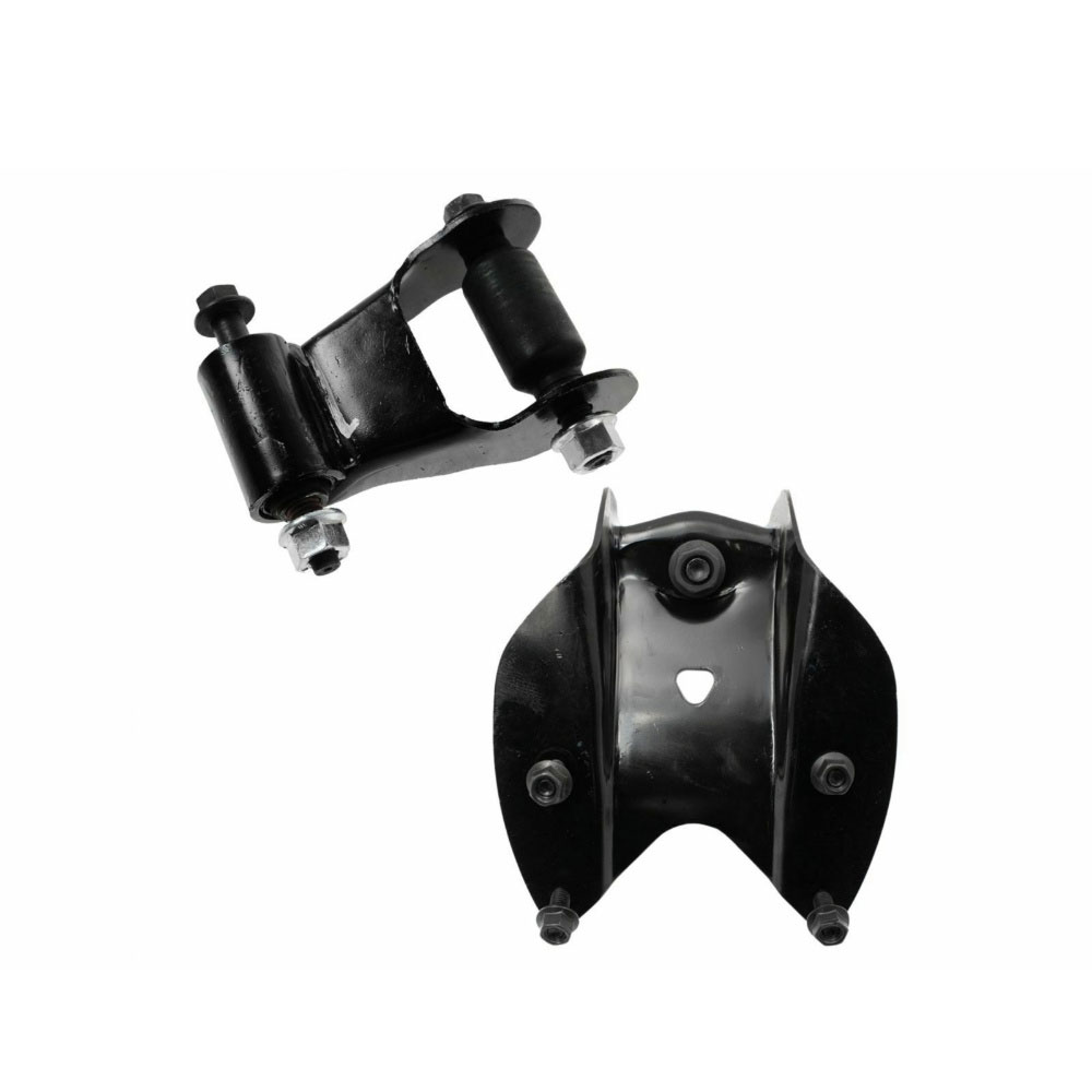 Rearward For Ford Lincoln Spring Shackle & Bracket Hanger Set LH Or Side