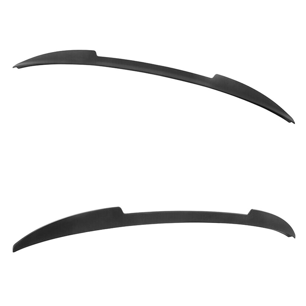 Fits 21-23 Ford Mustang Mach-E IKON Matte Black Rear MID Trunk Spoiler Lip - ABS