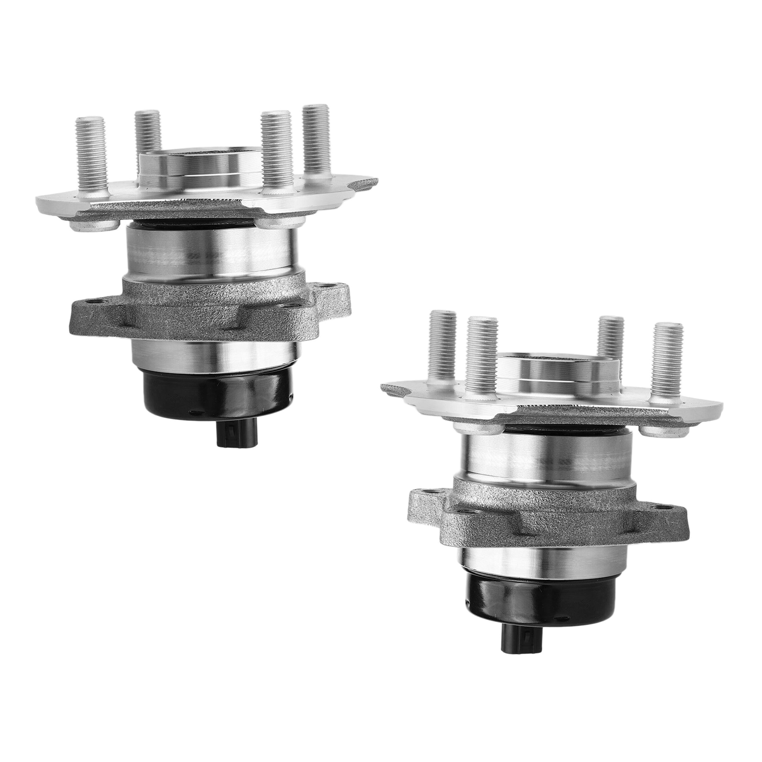 4 PCS - Rear LH&Wheel Hub & Bearing Assembly For Scion XA XB 2004-2006 Toyota Echo