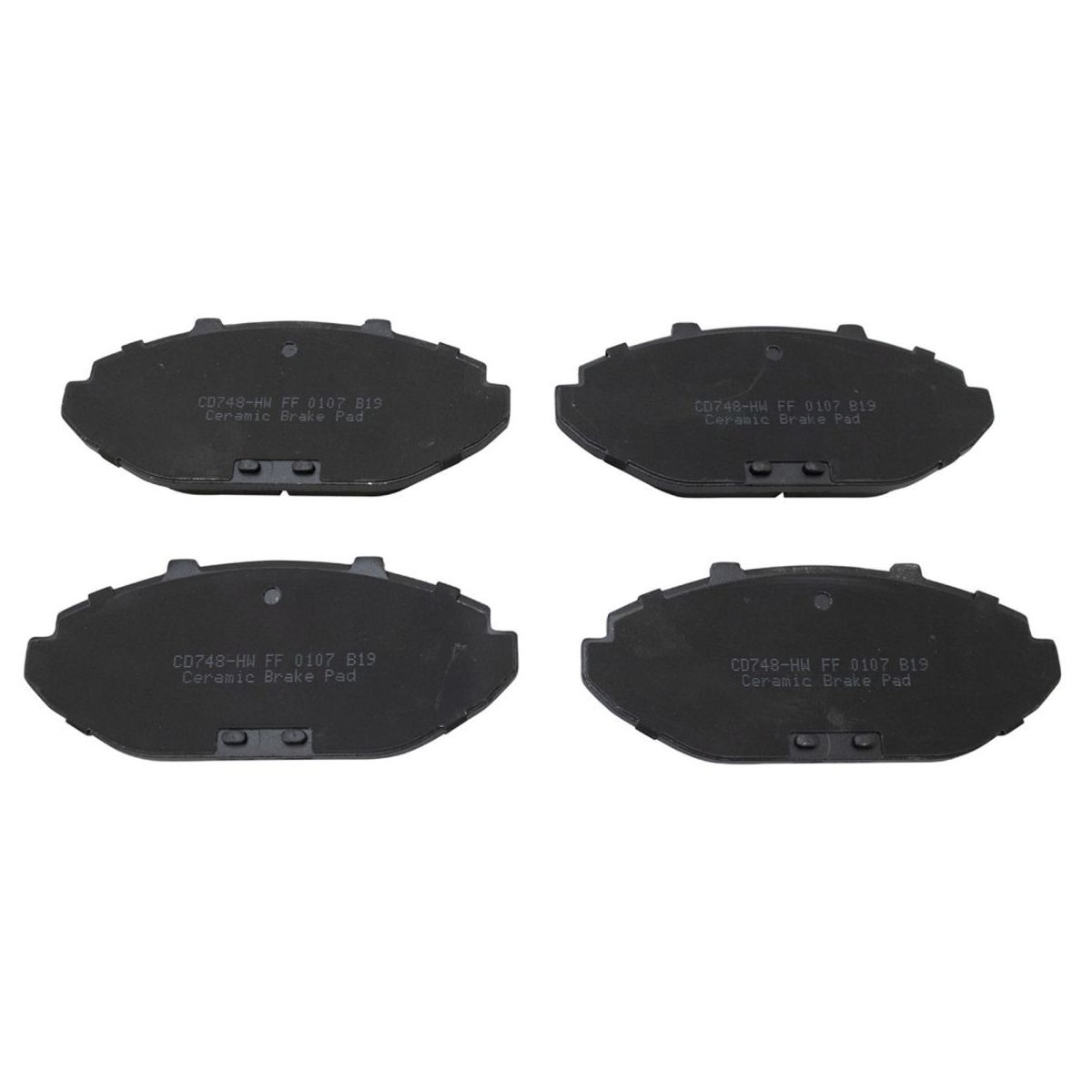 For 1998-2002 Crown Victoria Police Interceptor Front Brake Pad Set Ceramic