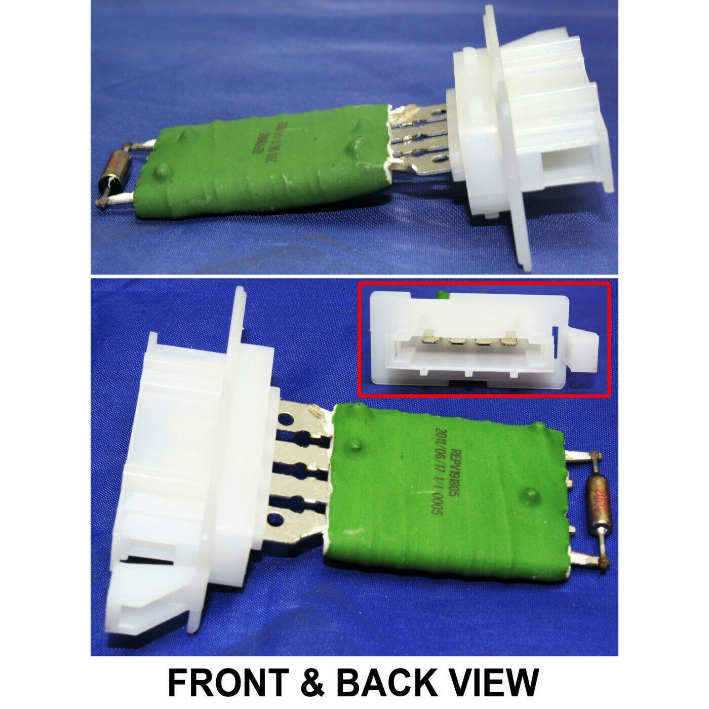 Heater Blower Motor Resistor For Volkswagen Eos GTI Jetta Passat Rabbit A3 CC