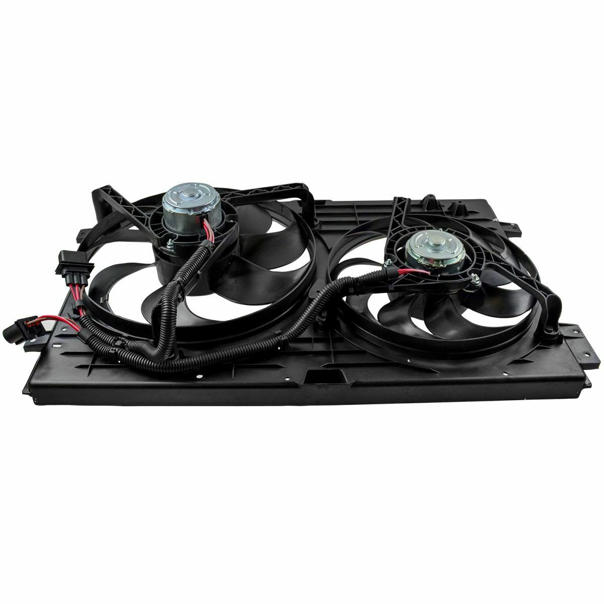 Dual Radiator Cooling Fans & Motors For Audi TT TT Quattro Volkswagen Golf Jetta