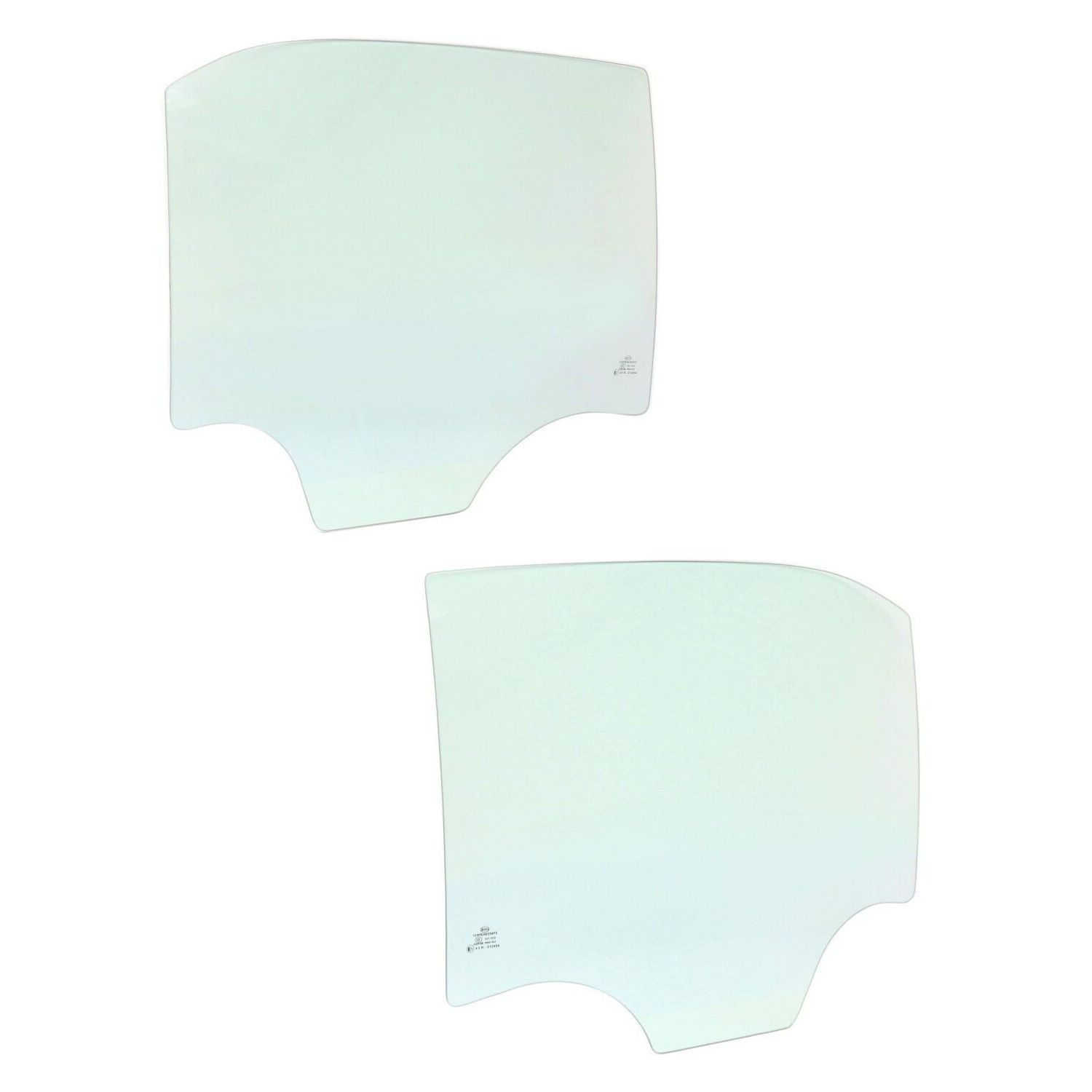Door Glass For 2010-2016 Chevrolet Equinox LTZ Set Of 2 Rear Left And Right