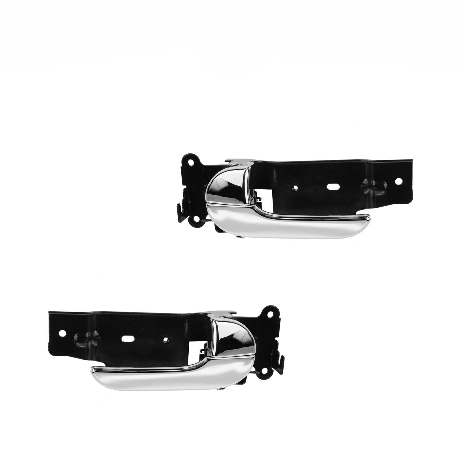 Door Handles Inside Chrome Front Left/Right Pair Set For Kia 2002-2005 Sedona