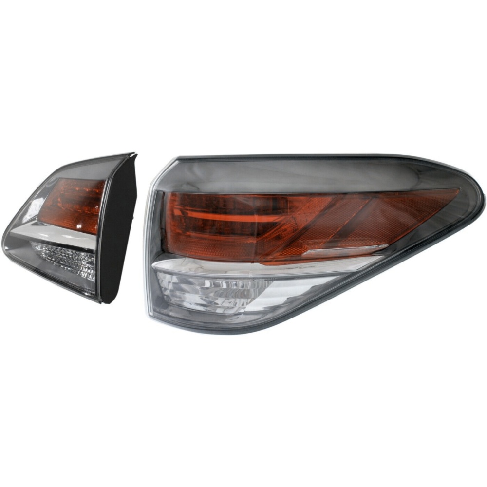 Tail Lights Taillights Taillamps Brakelights Set Of 2 Passenger Right Side Pair