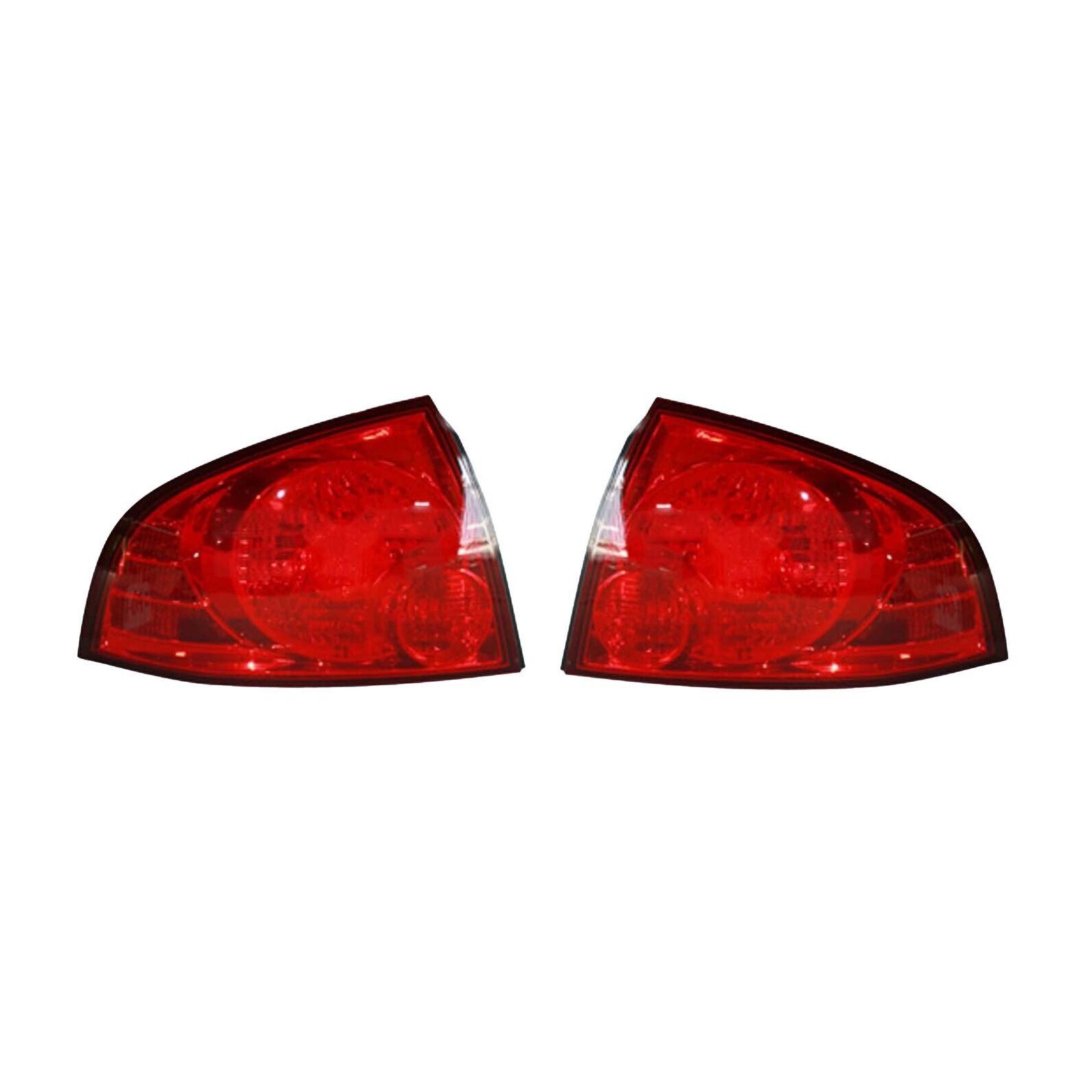 Pair Of Tail Lights Compatible With For 2004 Nissan Sentra LE Gxe 26555-6Z525
