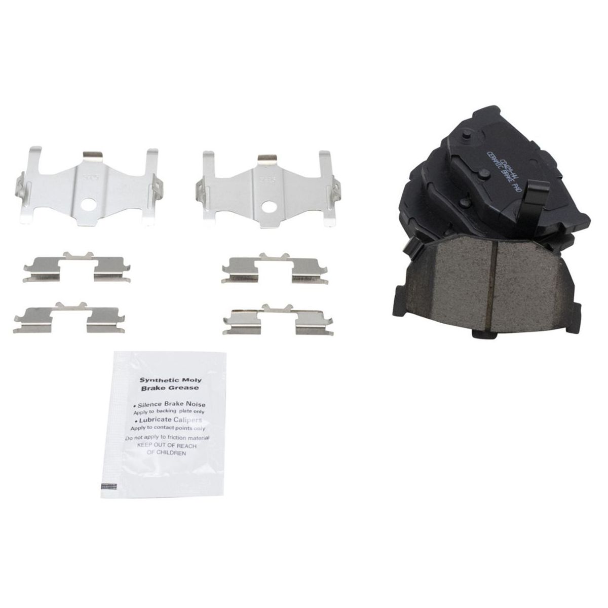 For 05 Hyundai Elantra GLS Hatchback Front & Rear Ceramic Disc Brake Pad Kit