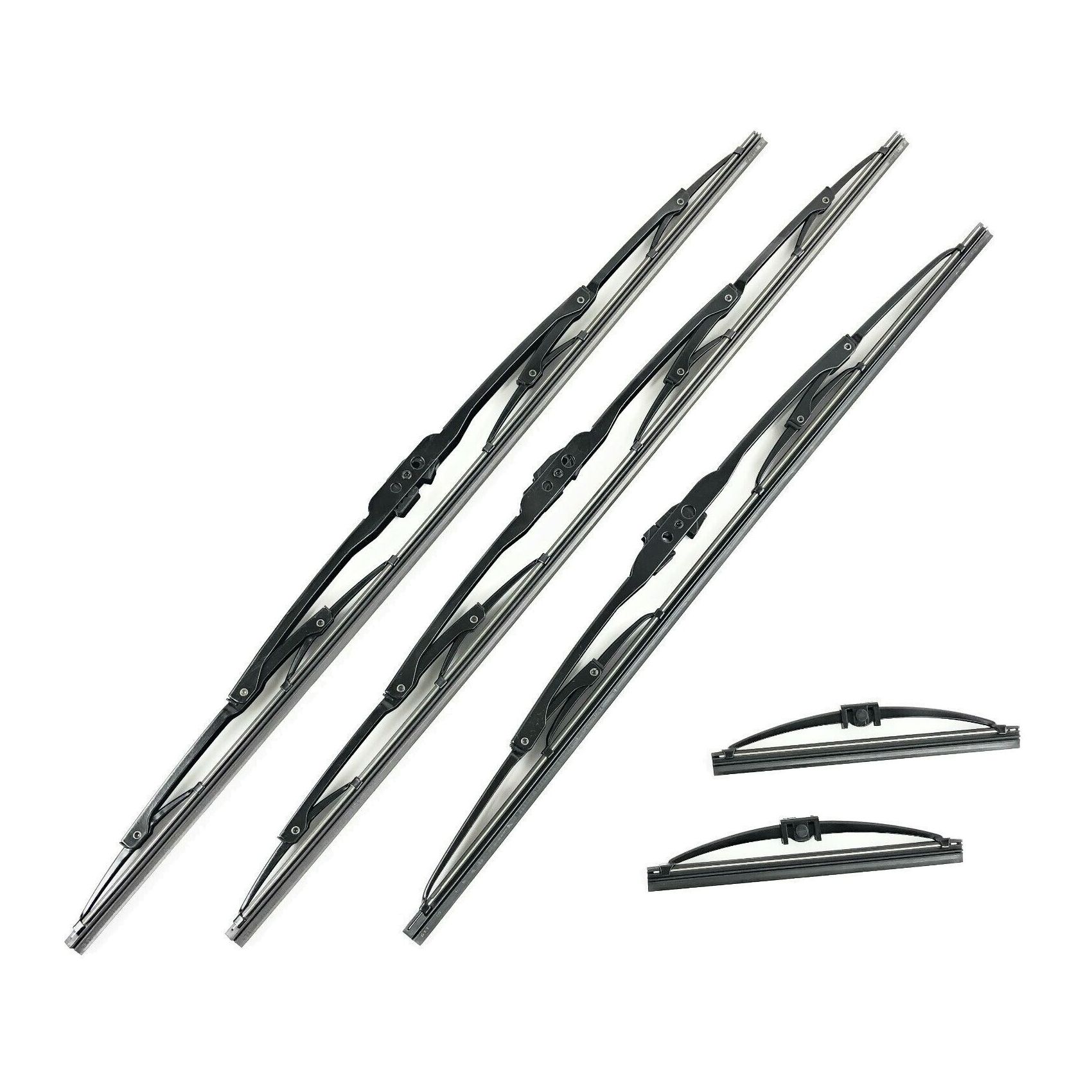 For Range Rover 1995-2002 Rover Front Windshield + Rear Window Wiper Blades Set