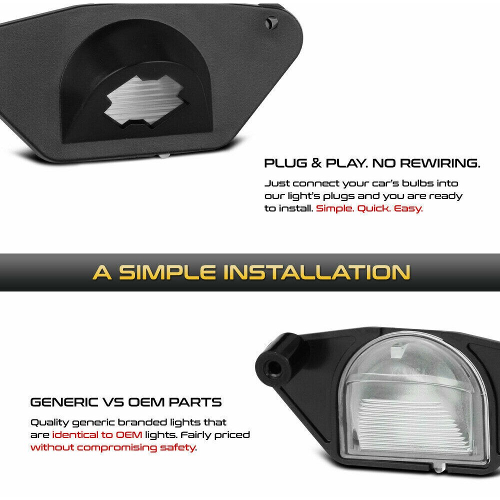 OE-STYLE License Plate Light LED Lamps Models