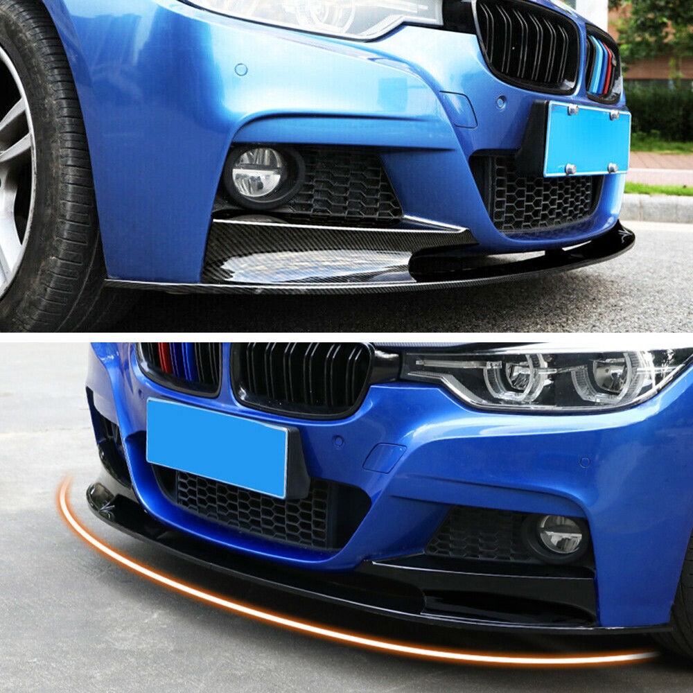 Front Lip Bumper Spoiler Splitter F30 3 Series M Style CB Look