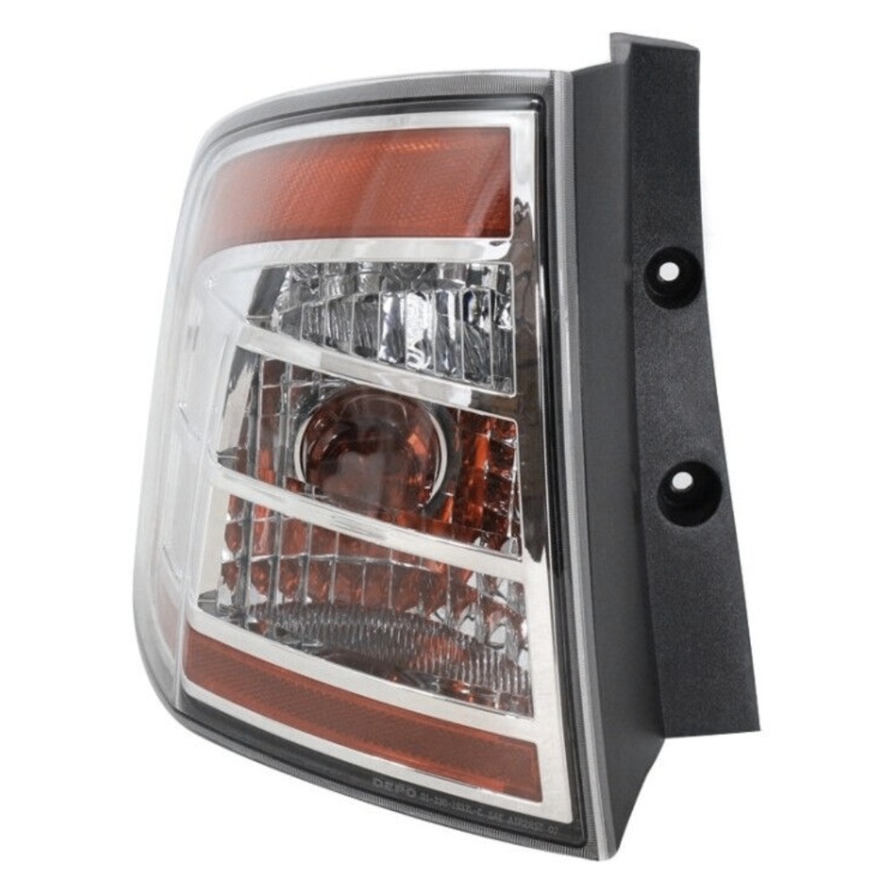 Halogen Tail Light Set For 2007-2010 Edge Clear/Red Lens W/ Bulbs 2Pcs