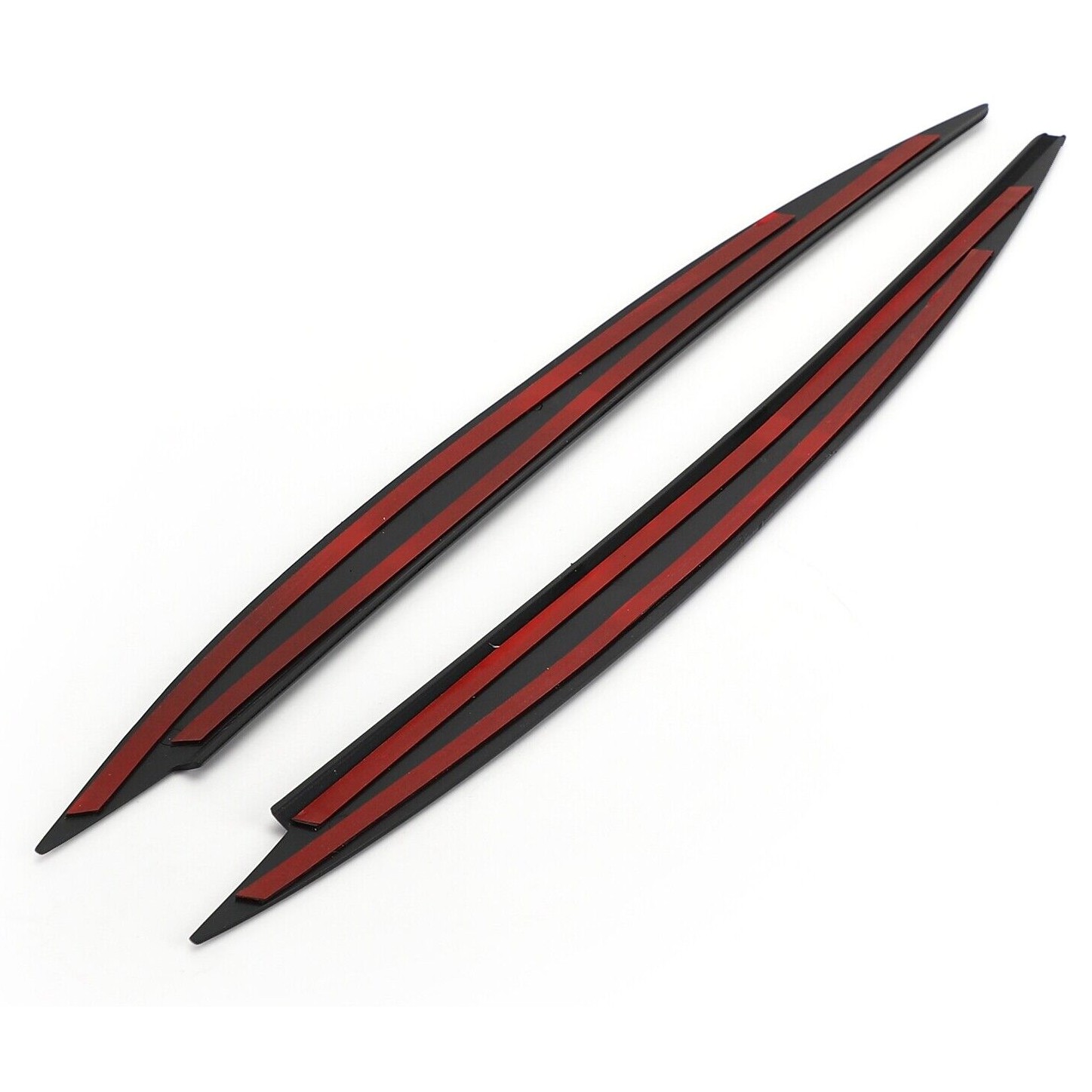 Front Headlight Eyelid Eyebrow Cover Trim Black For VW Golf MK7 Golf R GTI GTD