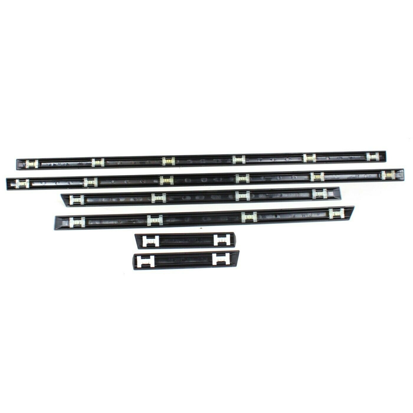 Set Of 6 Door Molding And Beltlines Front Driver & Passenger Side For BMW