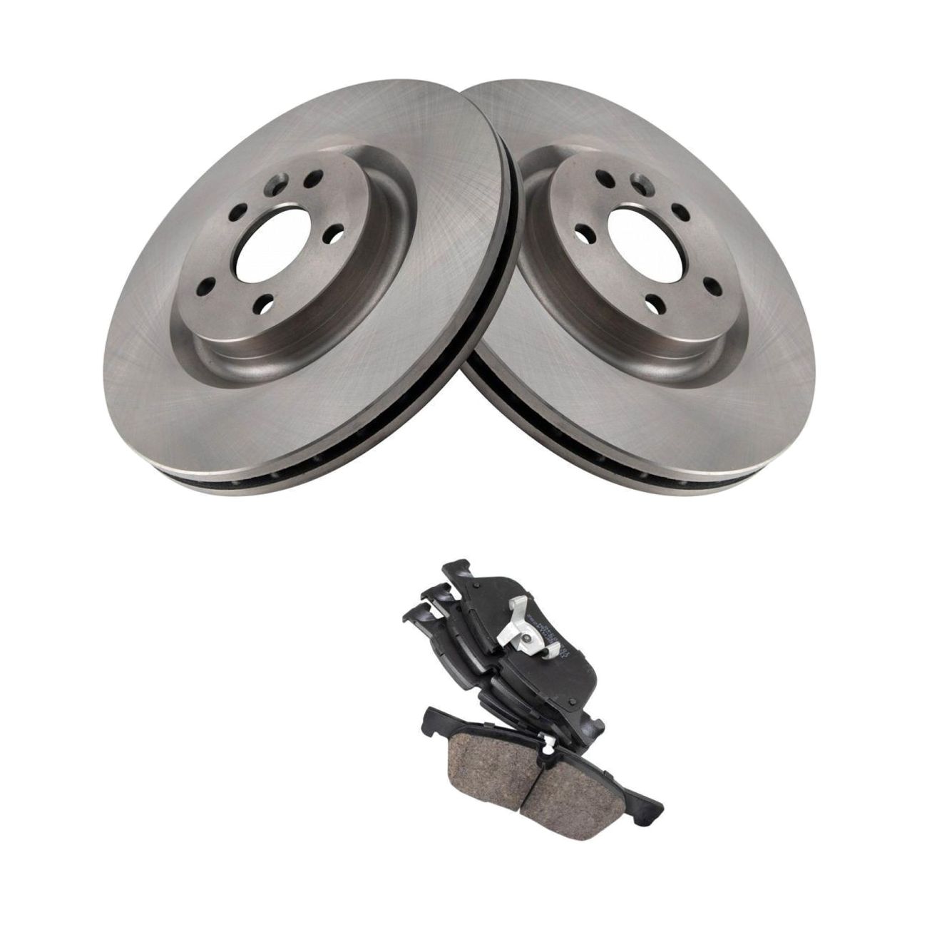 Front Ceramic Brake Pads Rotors Kit Fits 15-19 E-Pace Discovery Sport Evoque
