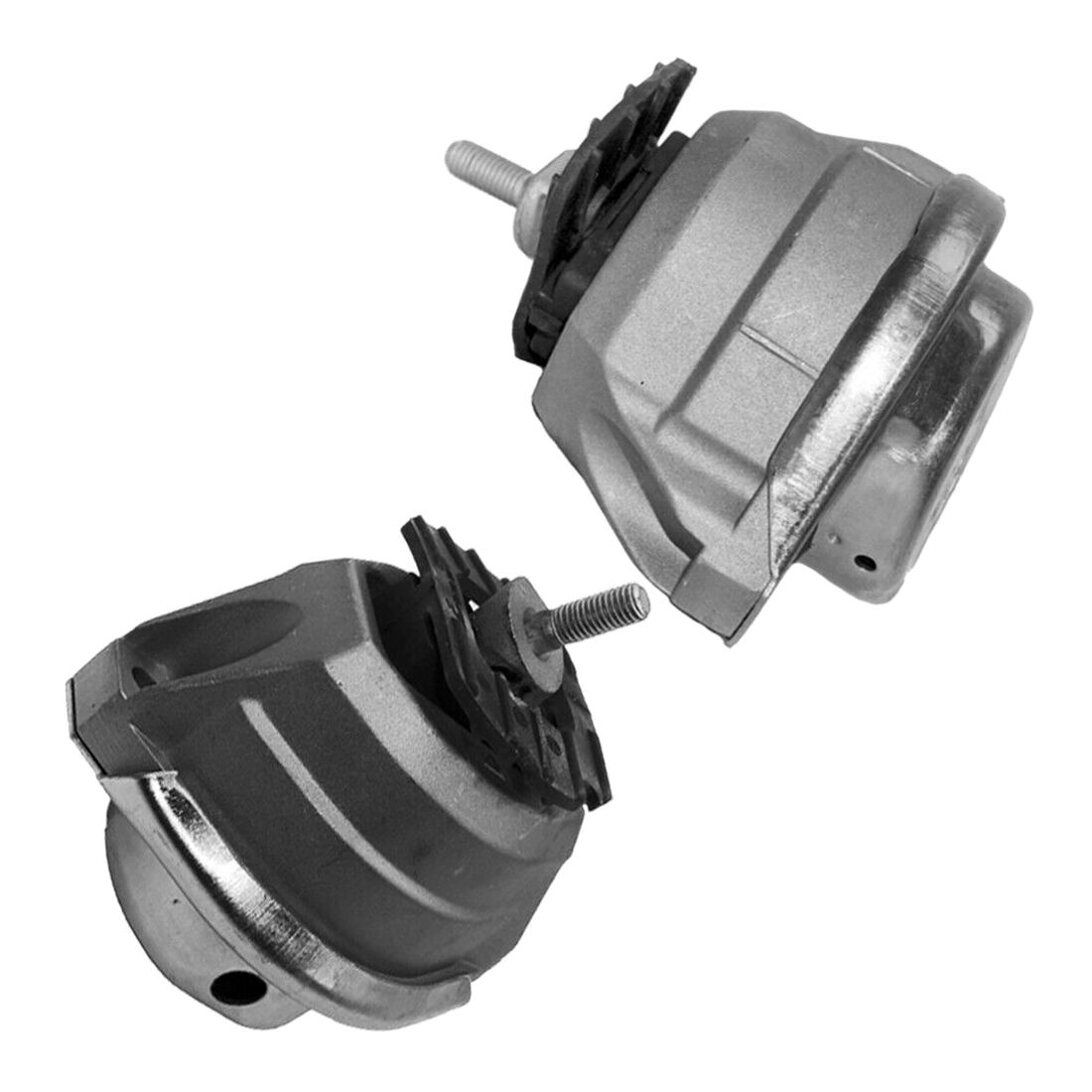 For 06-09 550i Formula 1 Front Right & Front Left Engine Motor Mounts 2Pcs Set