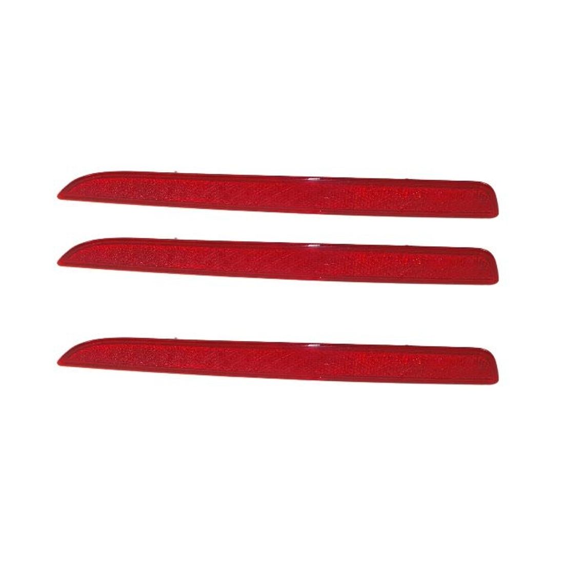 3 Sets Of - For Ford Bumper Face Bar Reflector Light Lamp Rear Driver Left Side LH