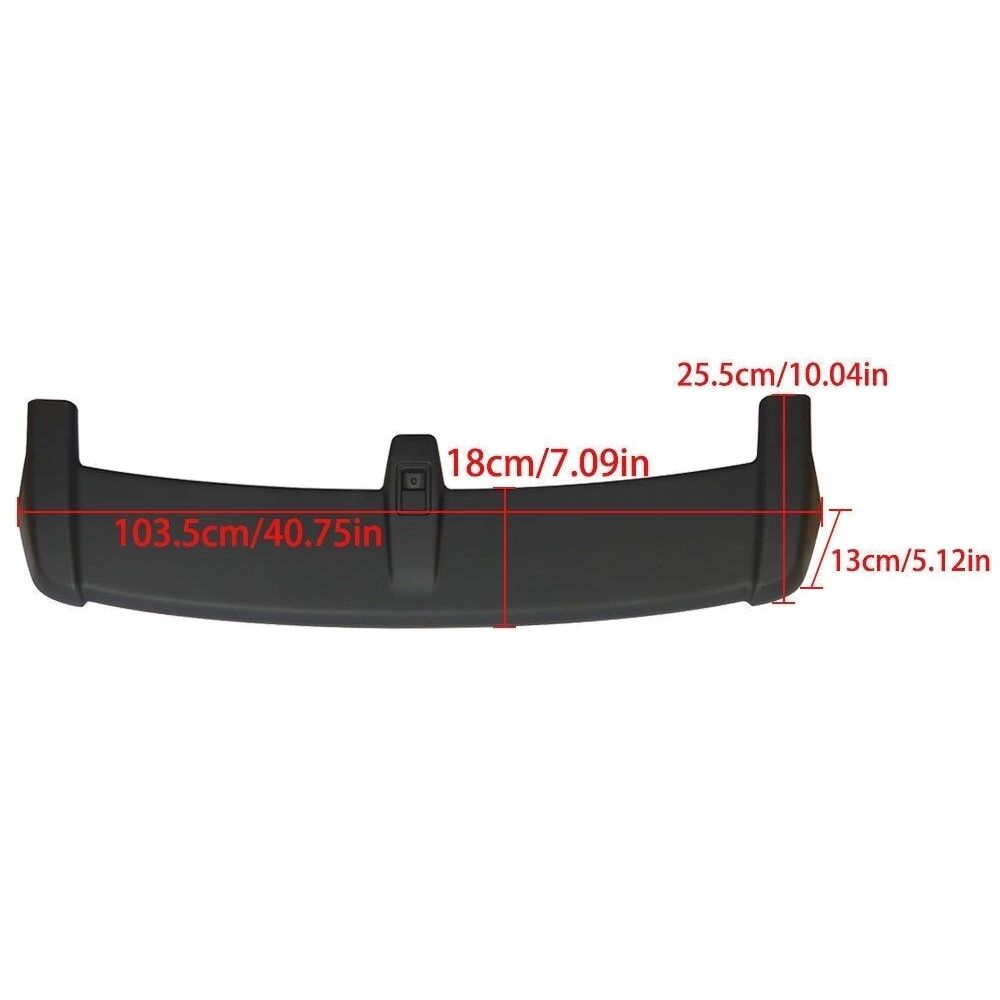 Rear Roof Top Spoiler Unpainted ABS For Honda 07-11 CR-V EX-L OE Factory Style