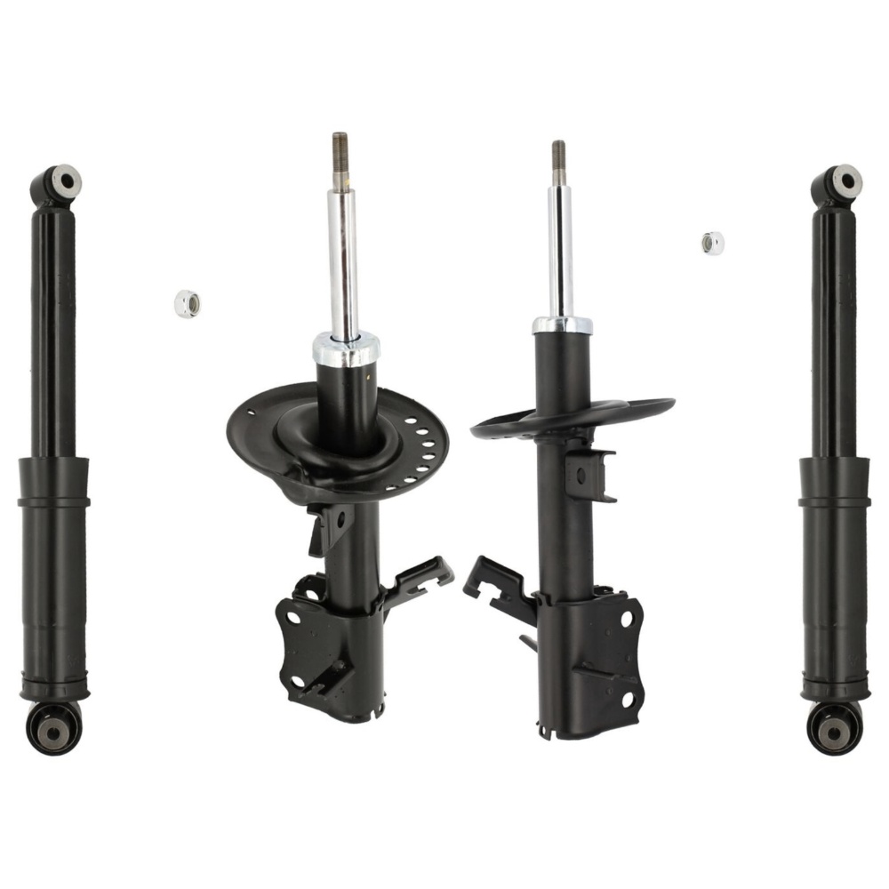 2 Front Struts & 2 Rear Shocks For Nissan 2007-2012 Sentra Sedan