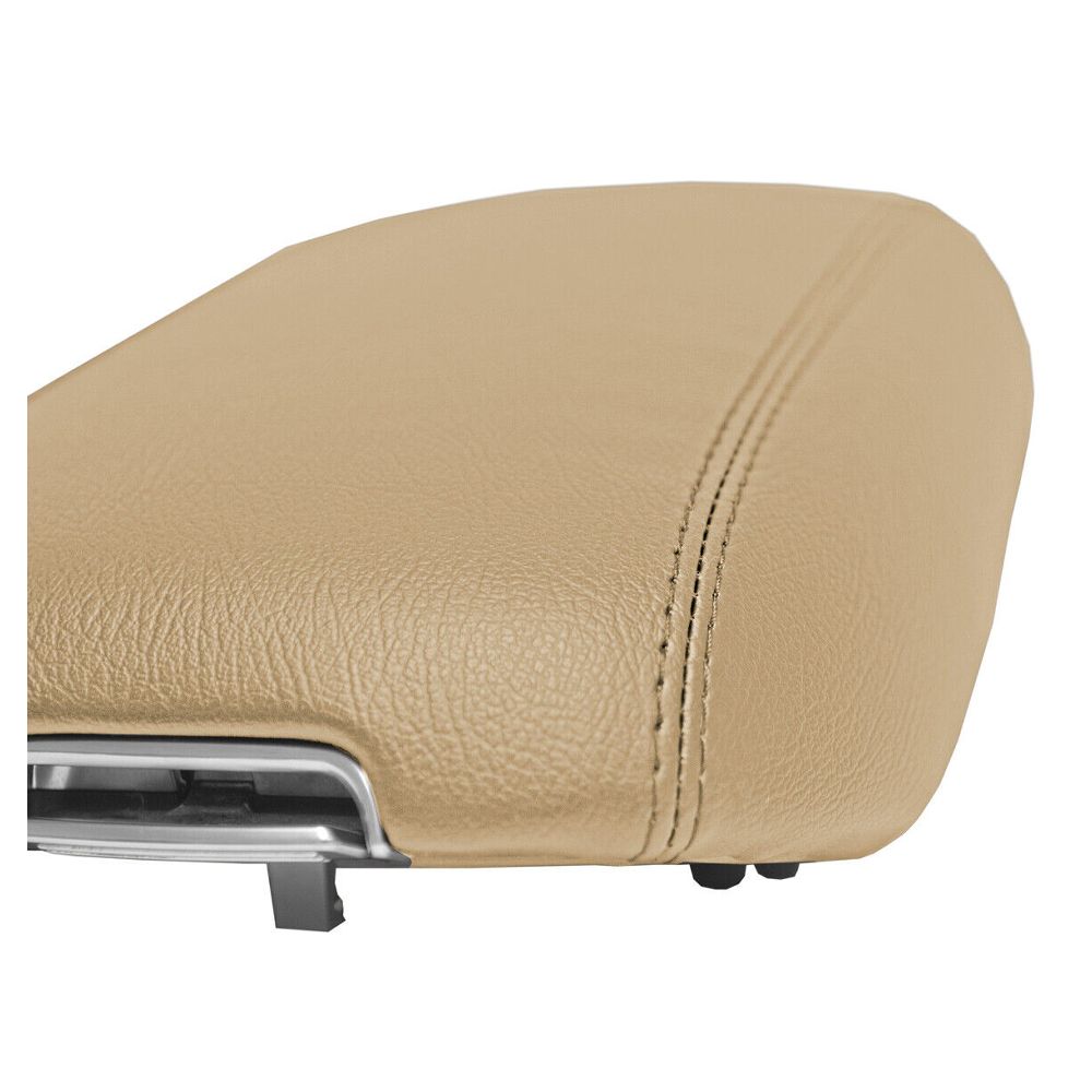 Center Console Lid Armrest Cover PVC Leather For Kia Sorento 2015-2020 Beige