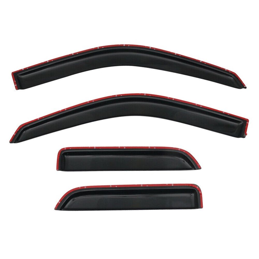 For 09-10 Dodge Ram 1500 Quad Cab Pickup Acrylic Slim Window Visors 4pcs Set