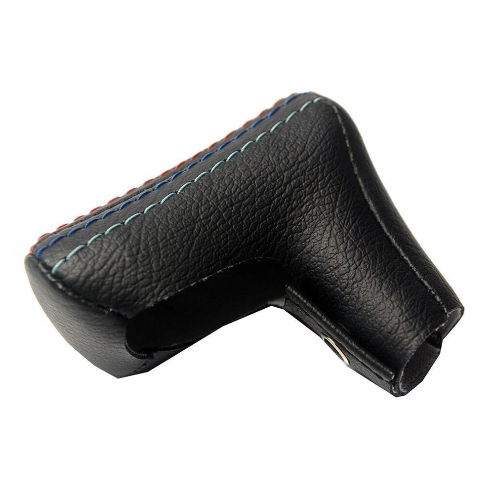 Automatic Shift Gear Knob Cover Leather For BMW E34 1988-1995 M Type Stitch