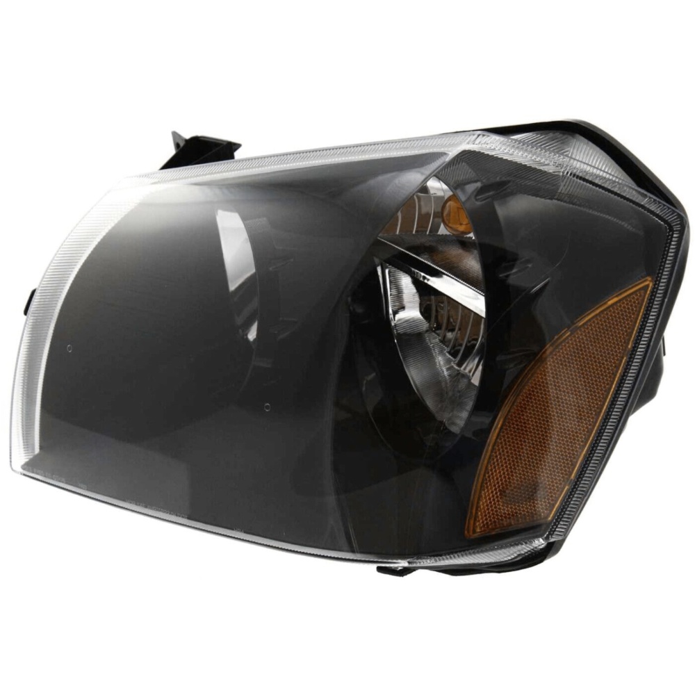 Headlight For 2005-2007 Dodge Magnum Wagon Left Black Housing With Bulb