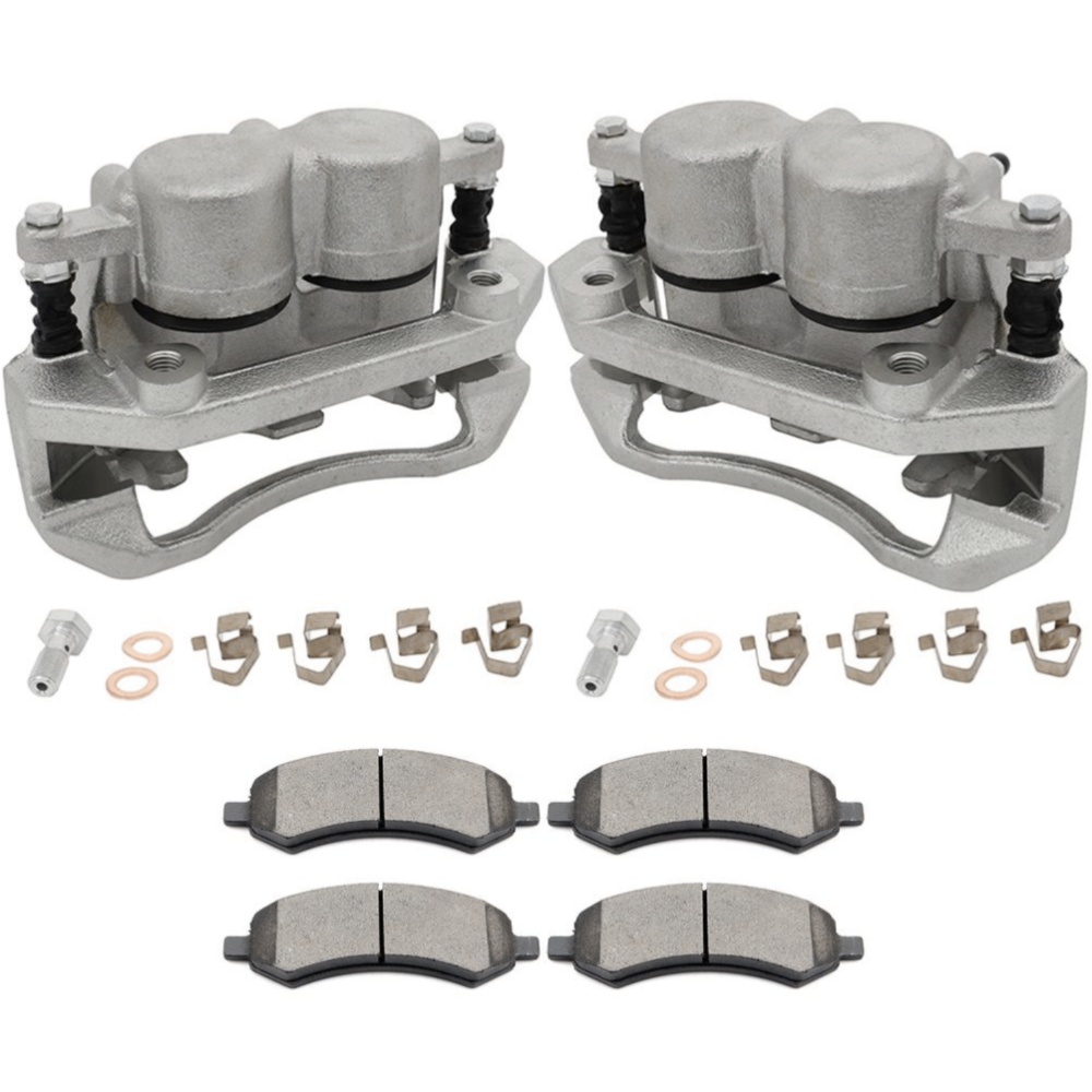 Front Brake Calipers And Ceramic Pads For 1500 Dakota 1500 Dakota Durango Aspen