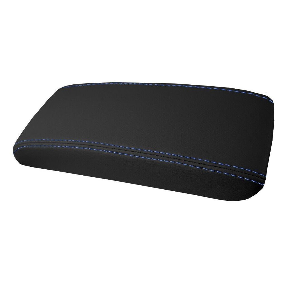 Console Lid Armrest Cover Leather For 97-99 CL Premium 97-98 CL Base Blue Stitch