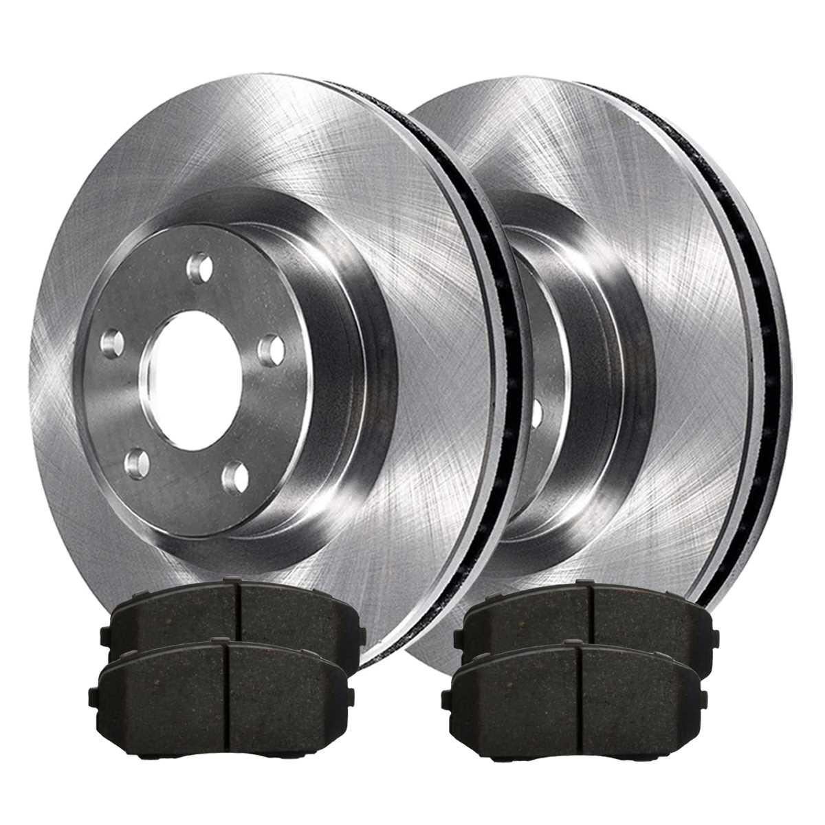 For 2007-2013 2014 Ford Edge 2007-2015 Lincoln MKX Front Rotors And Ceramic Pads