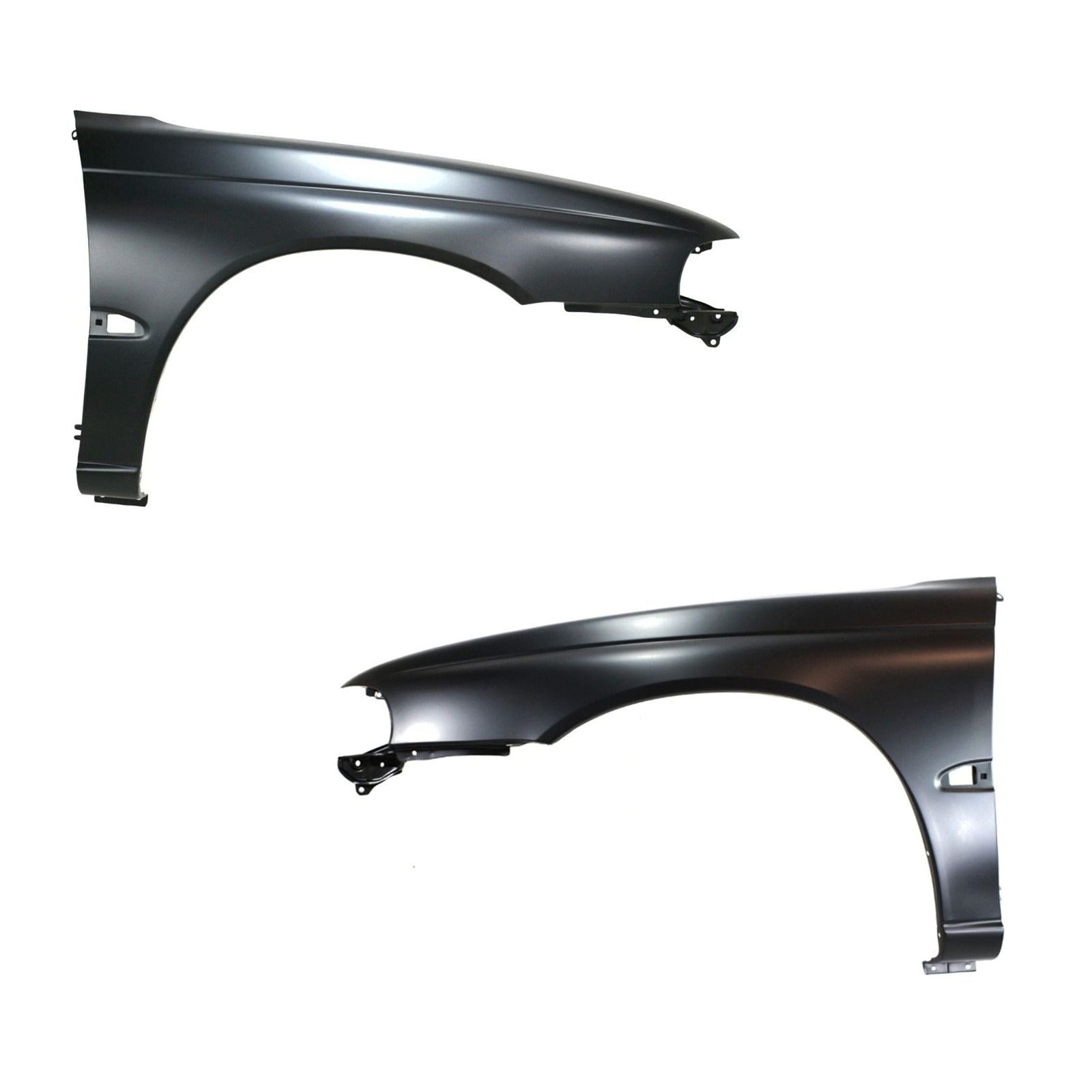 Fender Set For 1995-1999 Subaru Legacy Front Primed Steel W/ Molding Holes Pair