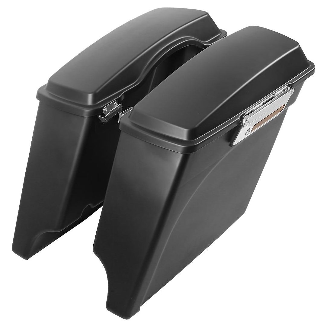 Matte 5" Stretched Saddlebags Fit For Harley-Davidson Harley Road Electra